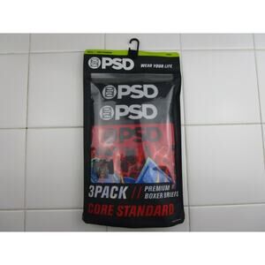 PSD Standard Core Flames Money Men's Small (28-30) Premium Boxer Briefs